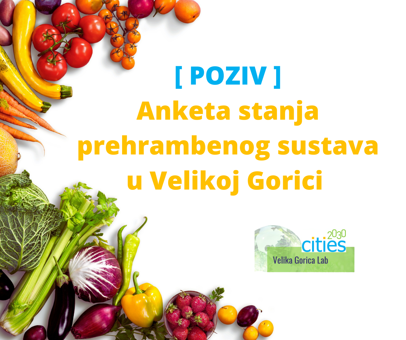 POZIV Anketa stanja prehrambenog sustava u Velikoj Gorici